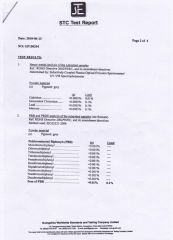 2. STC Test certificate from FOSHAN TOP GLORY FURNITURE TECHNOLOGY CO., LTD.
