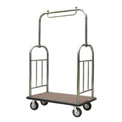 Luggage Cart, Hotel Lobby Service Cart Color Sliver Origin China Trademark nts HS Code 7013990000 Model NO. 0500100322 Transport Package - Image 2