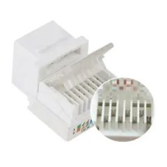 CAT6 CAT6A RJ45 UTP Modular Toolless Module Connector Keystone Jack - Image 3