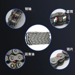 Customized Colorful Motorcycle Drive Chain Bike Chain - Image 5