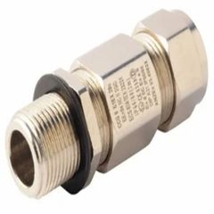 Brass 19 mm Double Compression Cable Gland, IP44 Material Brass IP Rating IP44 Ip Rating Ip44 Gland Size 19 Mm, 19 mm Country of Origin Made in - Image 3