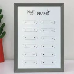 New Design 8 "A4 Nail Display Color Plate Beauty Ciliary Works Plate Nail DIY Photo Frame - Image 3