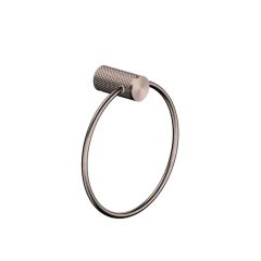 2580A Brushed Bronze Colour Brass Material Towel Rings Oval Modern Bathroom Vanity Clothes Hook Towel Rings Accessories - Image 1