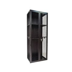 Custom Made Steel Mesh Cabinets Wire Storage Lockers for Garage Warehouse - Image 2