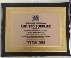 SGS Certificate certificate from Qingdao Baorui Hat Co., Ltd.