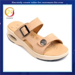 Professional Manufacturer Cow Leather Sandals Gender Women Waterproof No Heel Type Flat Occasion Casual Heel Shape Flat Toe Cap Open - Image 6