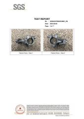 Double Test Report -3 certificate from Taizhou Nexus Import and Export Co., Ltd.