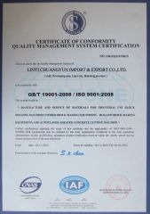 ISO 9001 certificate certificate from Linyi Chuangyun International Trading Co., Ltd