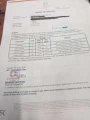Test certificate from PT supraindo makmur jaya