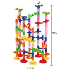 Block Toys Set Track Ball Roll Construction Building Blocks - Image 3