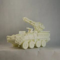 Custom Combat 3D Printed Tank Model for Display Prototype Service - Image 1