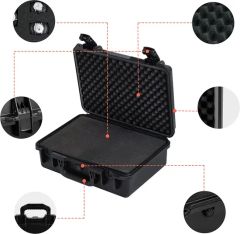 Waterproof Hard Carrying Hard Case High Density Case Storage Tools Drone Camera Notebook Packaging Tool Foam Inlay - Image 2