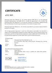 Certificates certificate from Shenyang Autovi Floor Materials Co., Ltd.