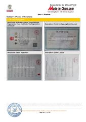 BV Certificates certificate from UNA Tech Co., Ltd.