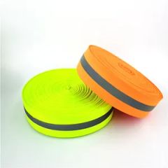 Factory Reflective Webbing Polyester Nylon Tape Reflective Ribbon for Clothing - Image 5