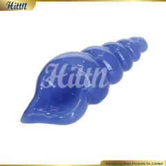2025 Hot Sale 4 3 Inches Mini Spiral Conch Handpipe 420 Dry Herb Tobacco Pyrex Glass Smoking Hand Pipe - Image 1