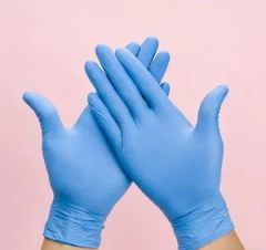 Lab Kitchen Clean Work Protection Food Service Tattoo Mix Nitrile Disposable Gloves - Image 3