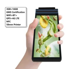 Android 14.0 Retail Wireless NFC Android Handheld POS Systems 58mm Printer NFC Cash Register Mobile POS Terminal - Image 1