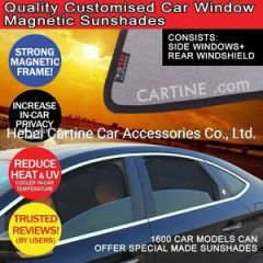 Foldable Magnet Sunshade Car Accessories Auto Parts Origin China Model NO. vm Trademark MFINE Material Polyster HS Code - Image 5