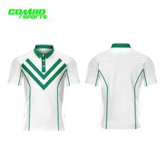 Combo Customized Polyester Sublimation Printing Teamwear Polo Shirt - Image 3