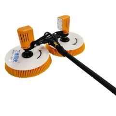 Dual-Disc Telescopic Pole Water-Fed Solar Panel Cleaning Brush with CE-Certification Cleaning Equipment - Wuxi Wanlv Intelligent Technology Co., Ltd