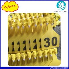 Female Ear Tag Together Male Tag for Livestock ID Tracking Color Yellow Condition New Shape Irregular Trademark sails Origin - Image 4