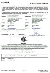 ETL certificate from ASHINE Catering Equipment Co.,Ltd.