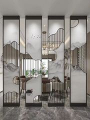 Aluminium Frame Glass Partition Design Plain Thickness 6 mm Finishing Matty Insulation Thermal System Thickness 45mm Partition Style Grid - Image 10
