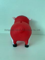 OEM Plastic Toys PVC Vinyl Red Money Coin Bank - Image 4