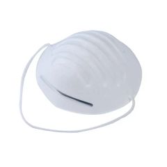 Disposable Dust Mask for Particulate Protection Color White Layers 2 Ply Origin China Trademark OEM Model NO. 1210 Style Headloop - Image 2