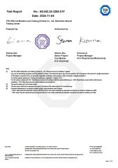 EN 1888-1 certificate from Anhui Talent Baby Products Co., Ltd.