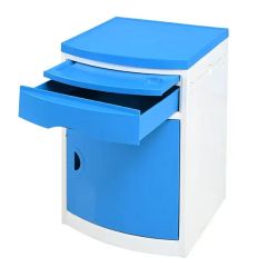 Hospital Furniture Medical ABS Plastic Hospital Bedside Locker Cabinet Medical Bedside Tables - Image 2