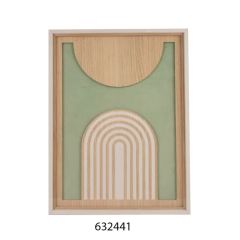 MDF Abstract Line Hanging Wall Art Frame - Image 1