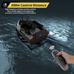 Flytec V801 RC Fishing Small Boat with Motor 10km/H Max Fixed Speed Driving Fishfinder 3 Bait Tanks Night Light Turn Signal - Image 3