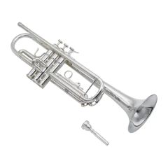 Professional Silver Plated Trumpet - Image 2