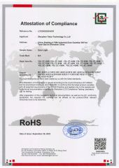 Solar Light RoHs certificate of Shenzhen Yistar Technology Co., Ltd. – certificate photo, supplier certificates section