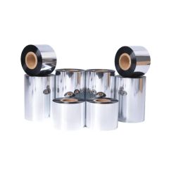 Factory Barcode TTR Tto Printer Ribbons High Definition Printing Pet Resin Premium 110mmx450m Thermal Transfer Ribbon - Image 1