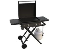 OEM Acceptable New Design Portable 2 Burner Propane Gas Grill Folding Flat Top Gas Griddle - Suzhou Rdit Commercial Co., Ltd.