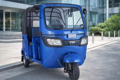 Tricycle Piaggio Ape Passenger Tricycles. TVS King Duramax Philippines 225cc Water Cooled Blue Has Arrived – product photo 4, product detail gallery