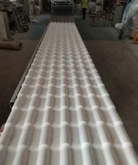 Heat Resistant Plastic Roof Sheet 2.0mm 2.2mm 2.3mm 2.5mm 3.0mm Thickness Spanish PVC Roof Tile - KUNSHANG INTERNATIONAL CO., LTD.