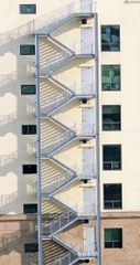 Emergency Exit Staircase Stair Type Straight Usage Area Commercial Usage Location Outdoor Main Material Mild - Image 1