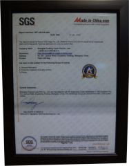 International Certification certificate from SHANGHAI XUNZE INDUSTRY & TRADE CO.,LTD