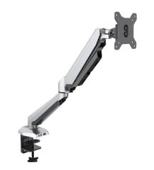 Gas Spring LCD Desktop Single Monitor Mount Stand Color W/B/S Origin China Style Modern Trademark OEM Angle Adjustable Model NO. LX-GM212U - Image 1