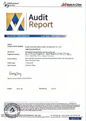 Certificate Display certificate of Shuifu Huiyang Agricultural Technology Co., Ltd. – certificate photo, supplier certificates section