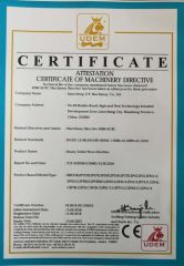 CE certificate from Liaocheng DR Machinery Co., Ltd.