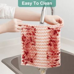 Washing Rags Kitchen Drying Washcloths Dish Microfiber Cleaning Cloth - Image 5