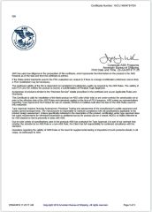 TA Certificate -3 certificate of Yueqing Xinxing Cable Accessories Co., Ltd. – certificate photo, supplier certificates section