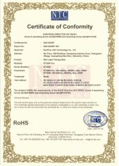 RoHS certificate from Sunplus Led Technology Co., Ltd.