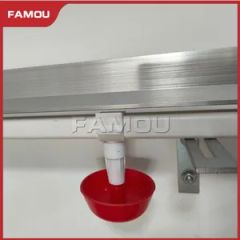 Poultry Equipment Meat Chicken Broiler Floor Rearing System with Feeder Pan - Image 3