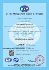 Quality Management System Certificate certificate from Shenyang Ezd Sign Co., Ltd